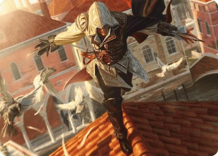 Ezio, Blade of Vengeance Art Card [Assassin's Creed Art Series] | Sanctuary Gaming