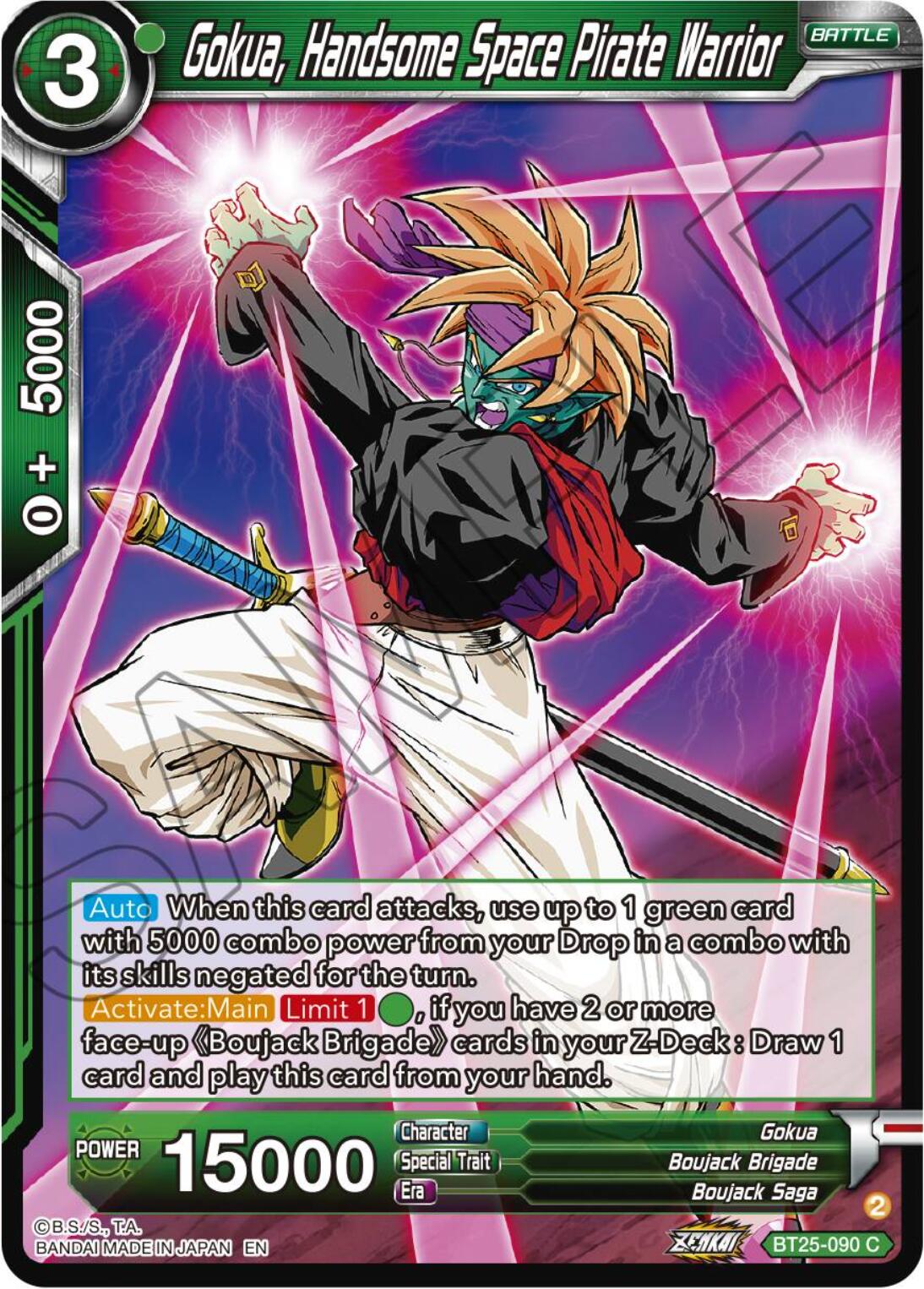 Gokua, Handsome Space Pirate Warrior (BT25-090) [Legend of the Dragon Balls] | Sanctuary Gaming