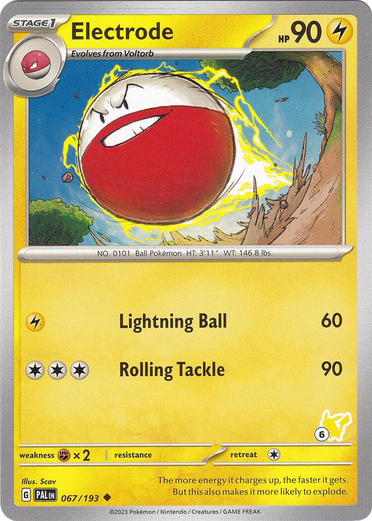 Electrode (067/193) (Pikachu Stamp #6) [Battle Academy 2024] | Sanctuary Gaming