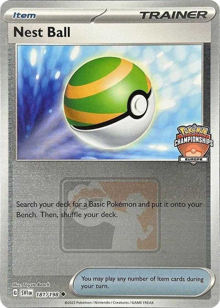 Nest Ball (181/198) (2024 Europe Championships) [League & Championship Cards] | Sanctuary Gaming