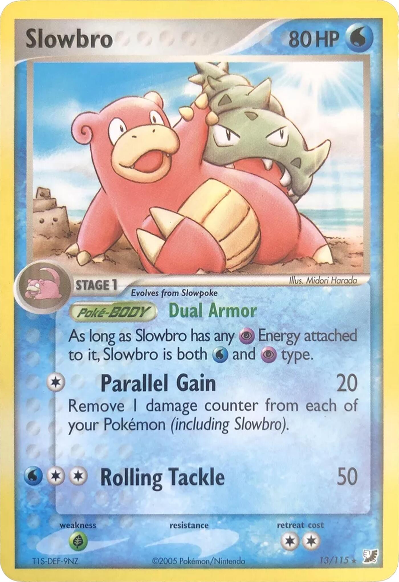 Slowbro (13/115) (Theme Deck Exclusives) [EX: Unseen Forces] | Sanctuary Gaming