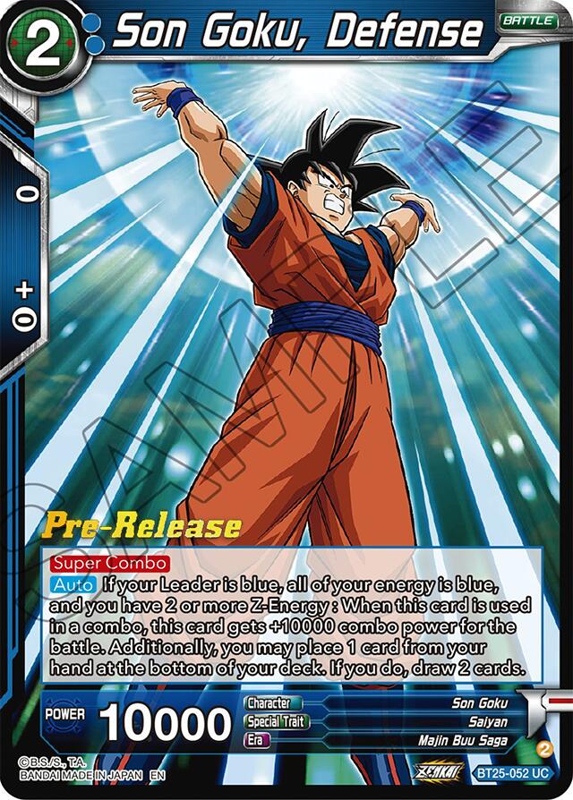 Son Goku, Defense (BT25-052) [Legend of the Dragon Balls Prerelease Promos] | Sanctuary Gaming