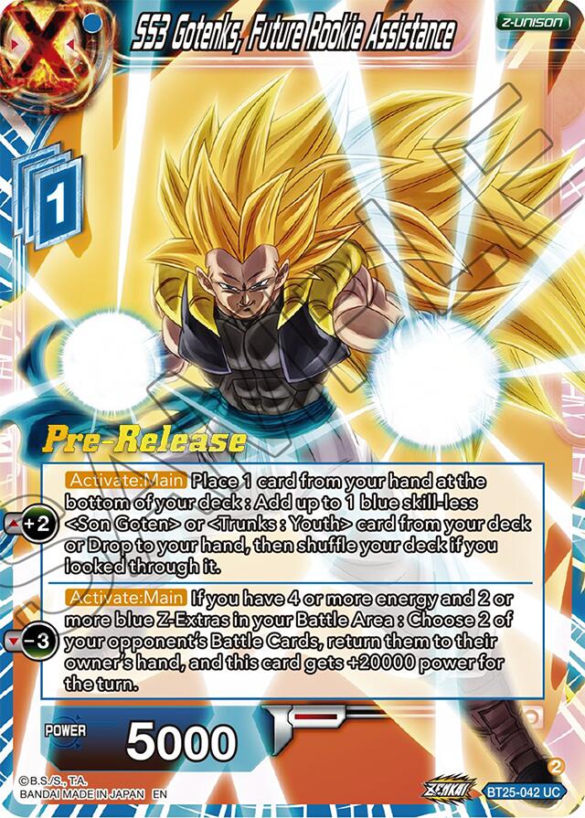 SS3 Gotenks, Future Rookie Assistance (BT25-042) [Legend of the Dragon Balls Prerelease Promos] | Sanctuary Gaming