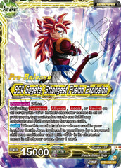 SS4 Son Goku & SS4 Vegeta // SS4 Gogeta, Strongest Fusion Explosion (BT25-098) [Legend of the Dragon Balls Prerelease Promos] | Sanctuary Gaming