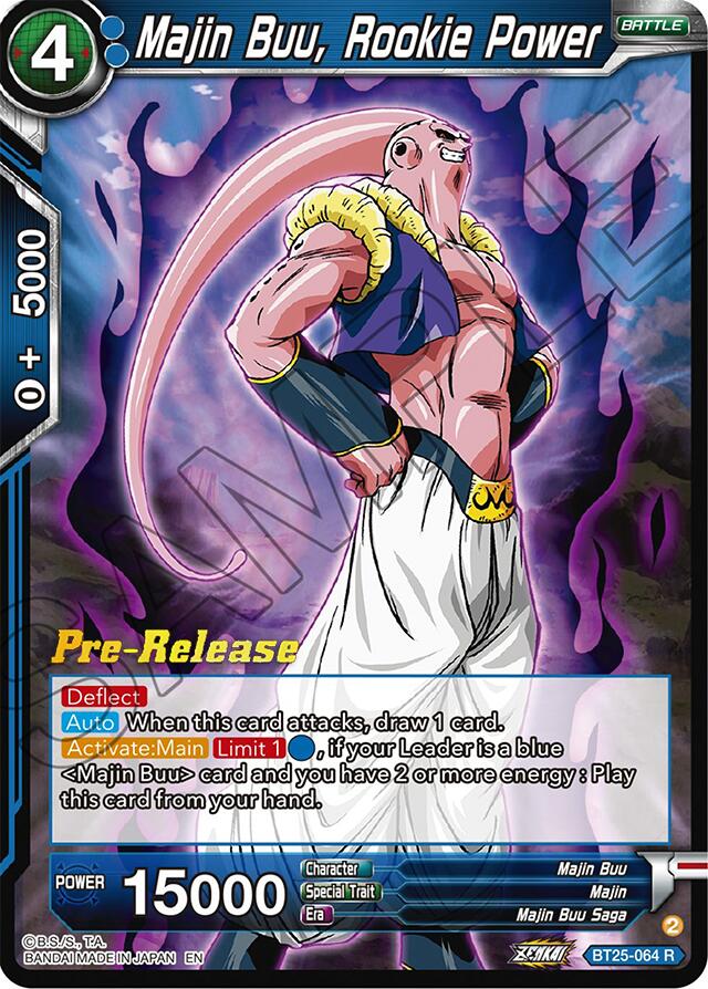 Majin Buu, Rookie Power (BT25-064) [Legend of the Dragon Balls Prerelease Promos] | Sanctuary Gaming