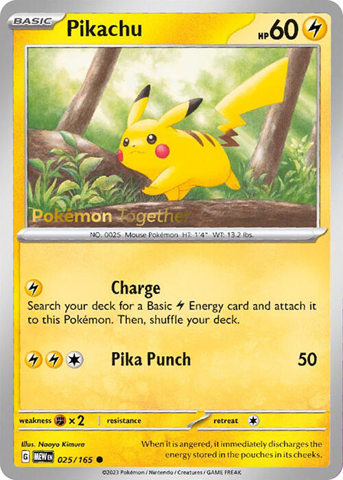 Pikachu (025/165) (PokePost Promo) [Scarlet & Violet: 151] | Sanctuary Gaming
