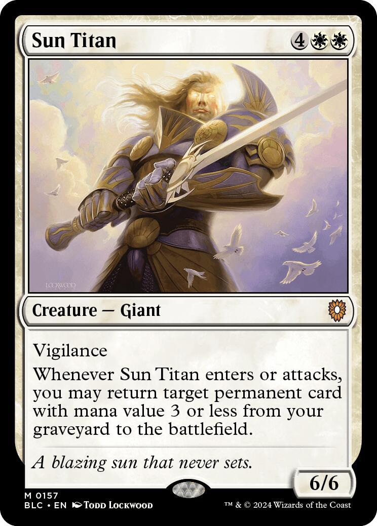 Sun Titan [Bloomburrow Commander] | Sanctuary Gaming