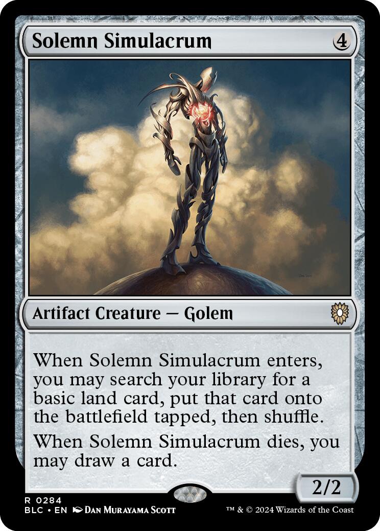 Solemn Simulacrum [Bloomburrow Commander] | Sanctuary Gaming