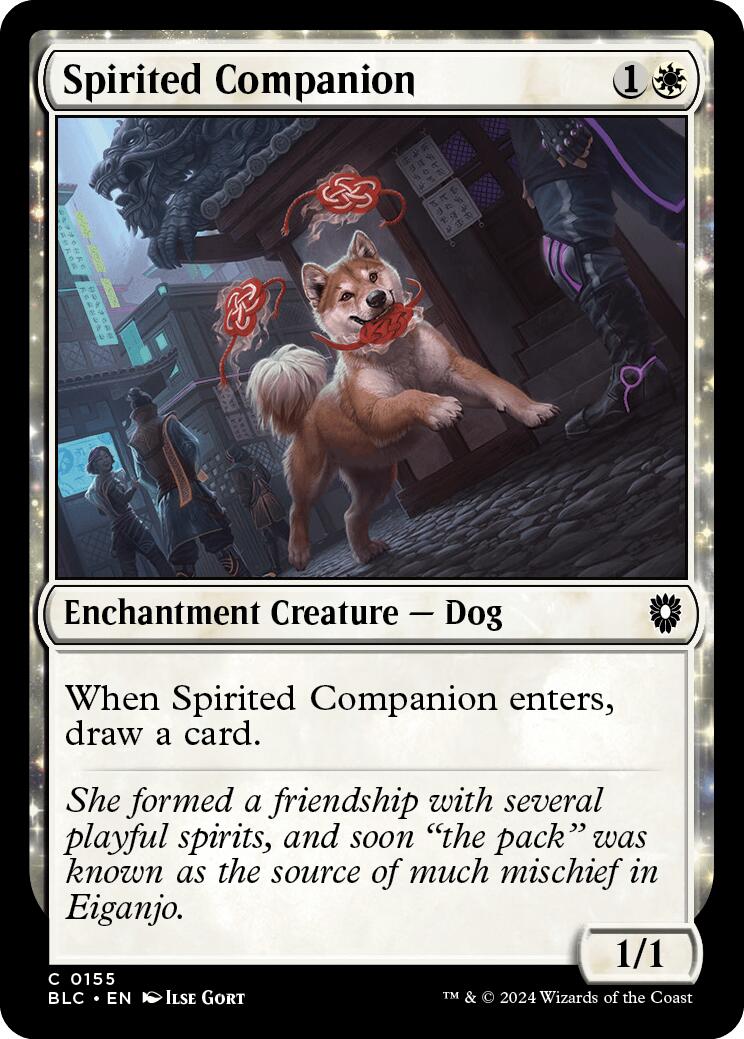 Spirited Companion [Bloomburrow Commander] | Sanctuary Gaming