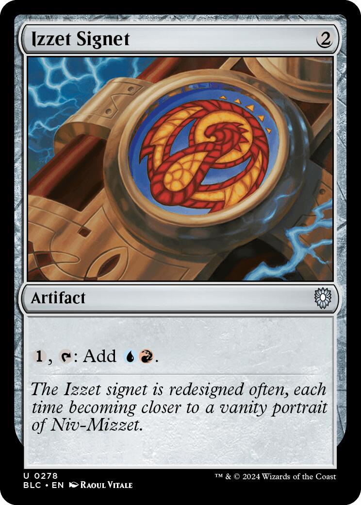 Izzet Signet [Bloomburrow Commander] | Sanctuary Gaming