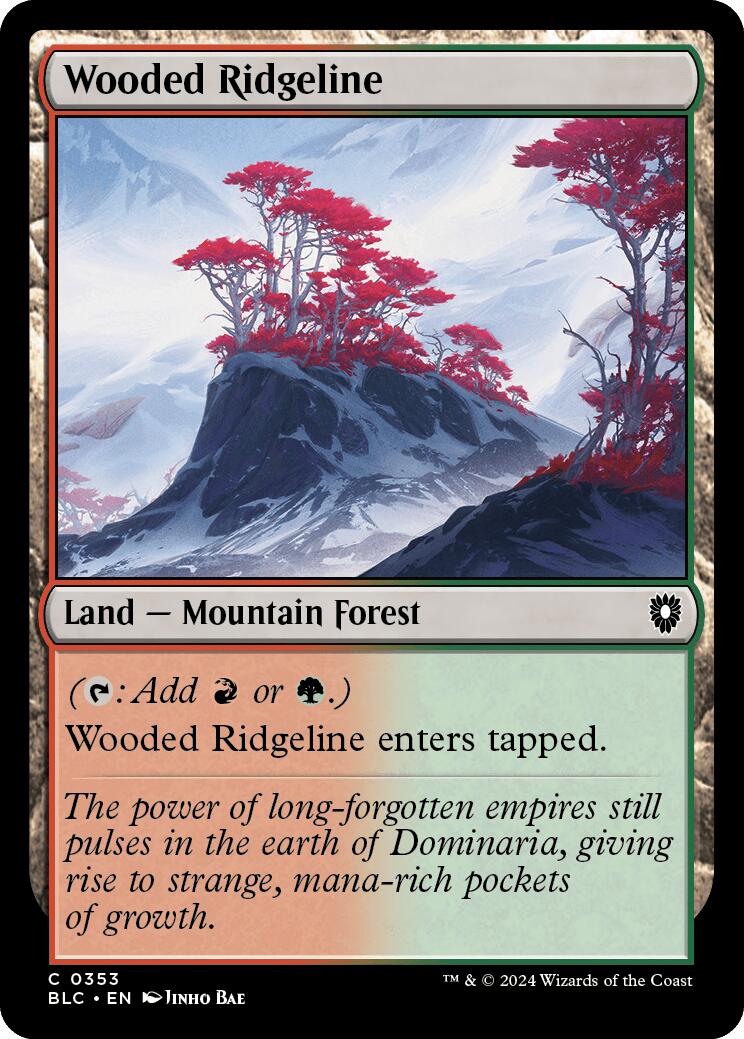 Wooded Ridgeline [Bloomburrow Commander] | Sanctuary Gaming