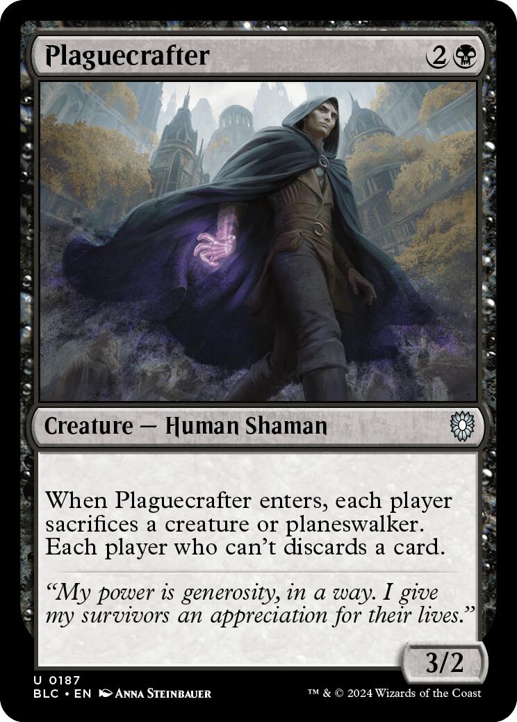 Plaguecrafter [Bloomburrow Commander] | Sanctuary Gaming