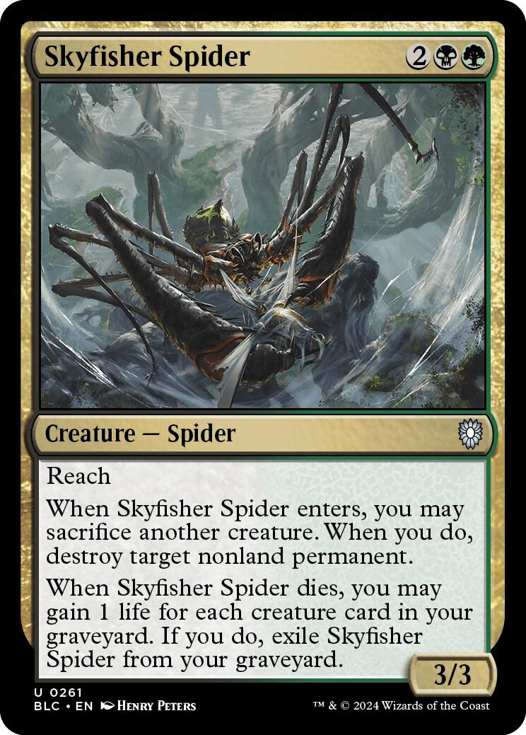 Skyfisher Spider [Bloomburrow Commander] | Sanctuary Gaming