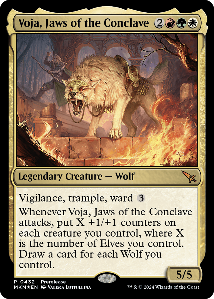 Voja, Jaws of the Conclave [Murders at Karlov Manor Prerelease Promos] | Sanctuary Gaming