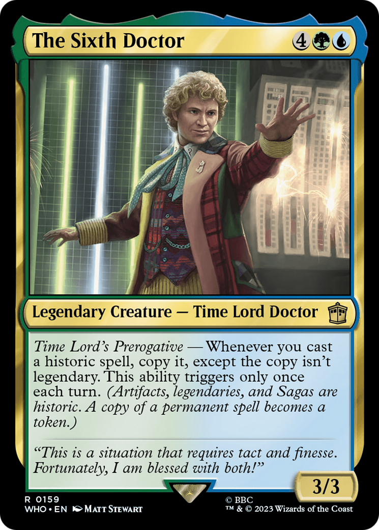 The Sixth Doctor [Doctor Who] | Sanctuary Gaming
