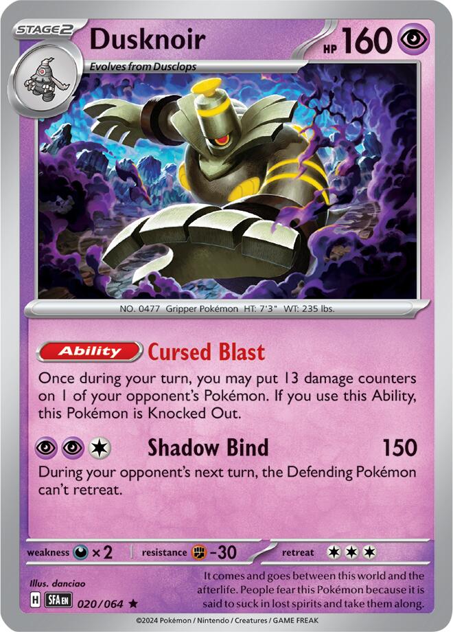 Dusknoir (020/064) [Scarlet & Violet: Shrouded Fable] | Sanctuary Gaming