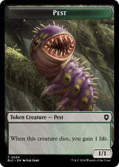 Pest // Shapeshifter Double-Sided Token [Bloomburrow Commander Tokens] | Sanctuary Gaming