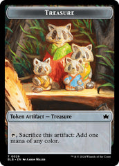 Cat // Treasure Double-Sided Token [Bloomburrow Commander Tokens] | Sanctuary Gaming