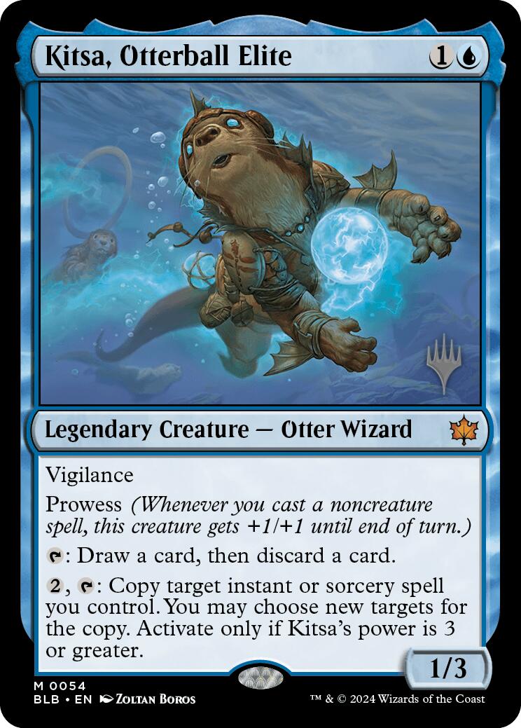 Kitsa, Otterball Elite (Promo Pack) [Bloomburrow Promos] | Sanctuary Gaming