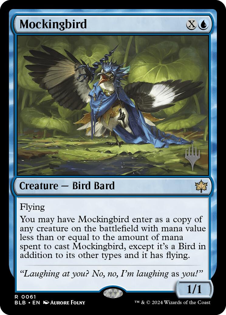 Mockingbird (Promo Pack) [Bloomburrow Promos] | Sanctuary Gaming