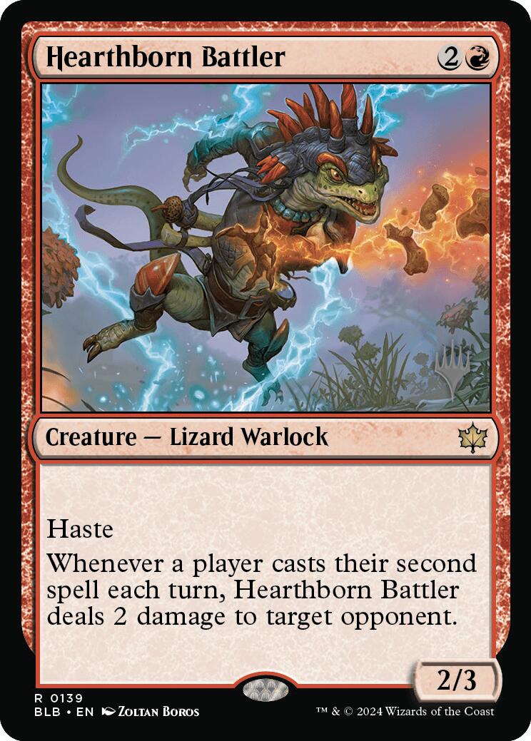 Hearthborn Battler (Promo Pack) [Bloomburrow Promos] | Sanctuary Gaming