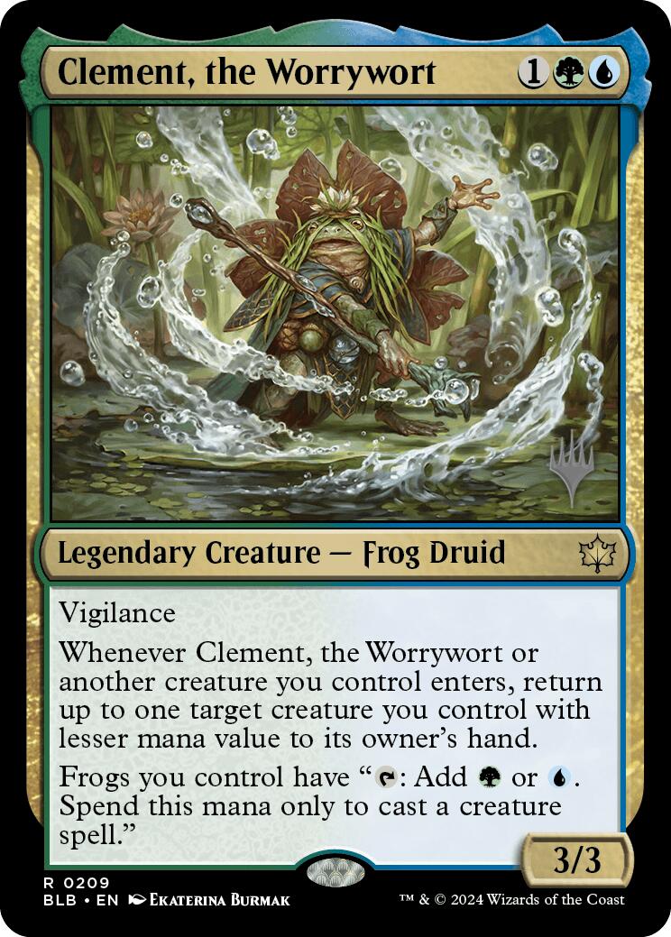 Clement, the Worrywort (Promo Pack) [Bloomburrow Promos] | Sanctuary Gaming