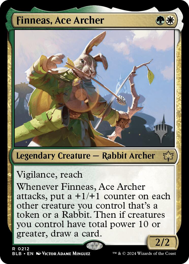 Finneas, Ace Archer (Promo Pack) [Bloomburrow Promos] | Sanctuary Gaming