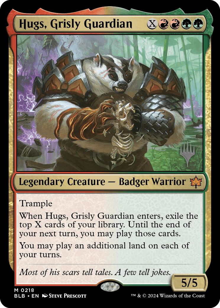 Hugs, Grisly Guardian (Promo Pack) [Bloomburrow Promos] | Sanctuary Gaming