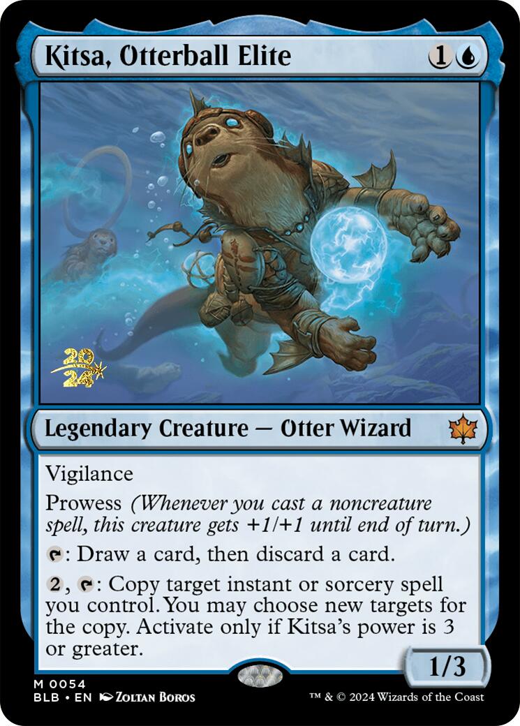 Kitsa, Otterball Elite [Bloomburrow Prerelease Promos] | Sanctuary Gaming