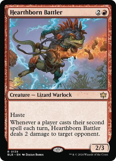 Hearthborn Battler [Bloomburrow Prerelease Promos] | Sanctuary Gaming