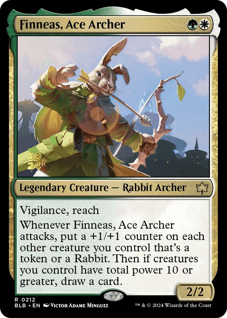 Finneas, Ace Archer [Bloomburrow Prerelease Promos] | Sanctuary Gaming