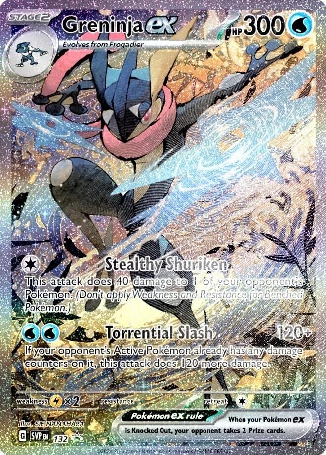 Greninja ex (132) [Scarlet & Violet: Black Star Promos] | Sanctuary Gaming