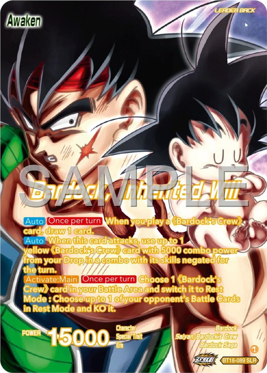 Bardock's Crew // Bardock, Inherited Will (BT18-089) [Premium 7th Anniversary Box 2024] | Sanctuary Gaming