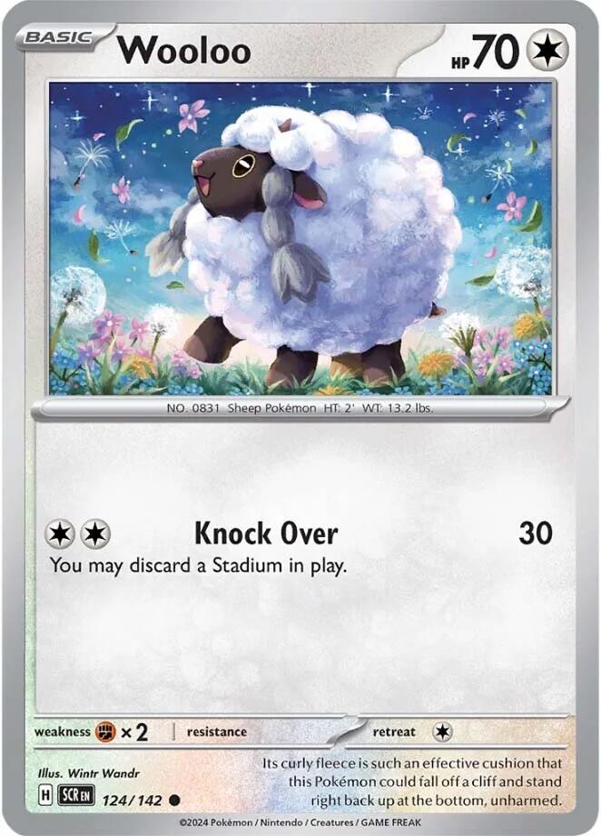 Wooloo (124/142) [Scarlet & Violet: Stellar Crown] | Sanctuary Gaming