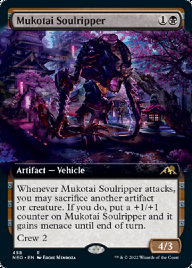 Mukotai Soulripper (Extended Art) [Kamigawa: Neon Dynasty] | Sanctuary Gaming