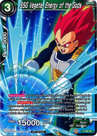 SSG Vegeta, Energy of the Gods (P-098) [Promotion Cards] | Sanctuary Gaming