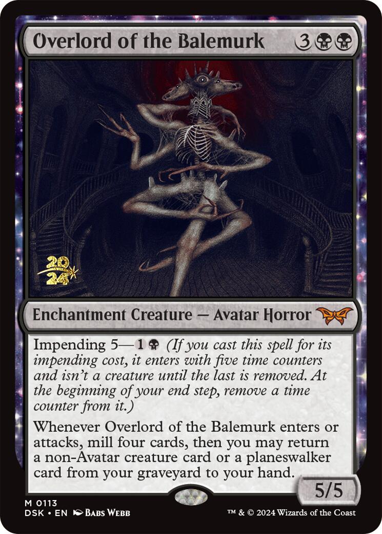 Overlord of the Balemurk [Duskmourn: House of Horror Prerelease Promos] | Sanctuary Gaming