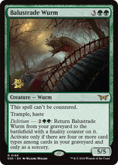 Balustrade Wurm [Duskmourn: House of Horror Prerelease Promos] | Sanctuary Gaming