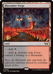 Blazemire Verge [Duskmourn: House of Horror Prerelease Promos] | Sanctuary Gaming