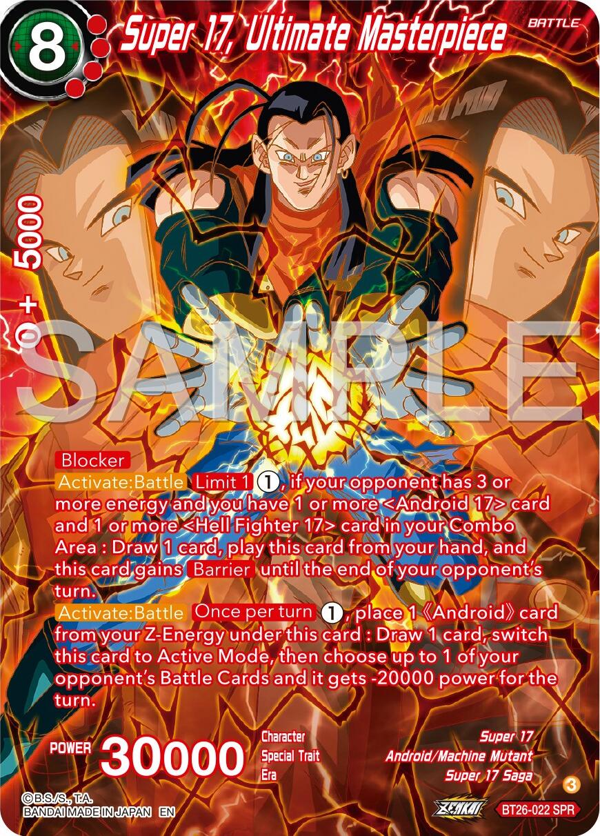 Super 17, Ultimate Masterpiece (SPR) (BT26-022) [Ultimate Advent] | Sanctuary Gaming