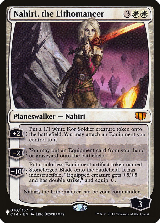 Nahiri, the Lithomancer [The List] | Sanctuary Gaming