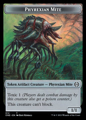 Rebel // Phyrexian Mite (012) Double-Sided Token [Phyrexia: All Will Be One Tokens] | Sanctuary Gaming