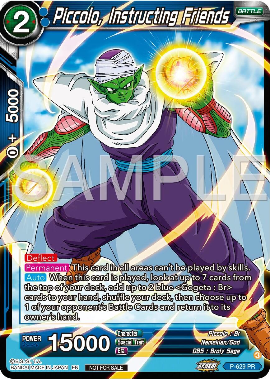 Piccolo, Instructing Friends (Zenkai Series Tournament Pack Vol.9) (P-629) [Promotion Cards] | Sanctuary Gaming