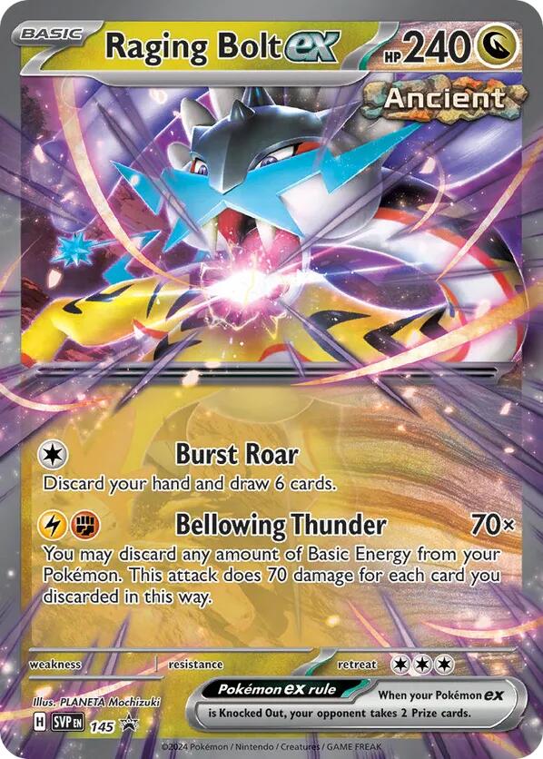 Raging Bolt ex (145) [SV: Scarlet & Violet Promo Cards] | Sanctuary Gaming