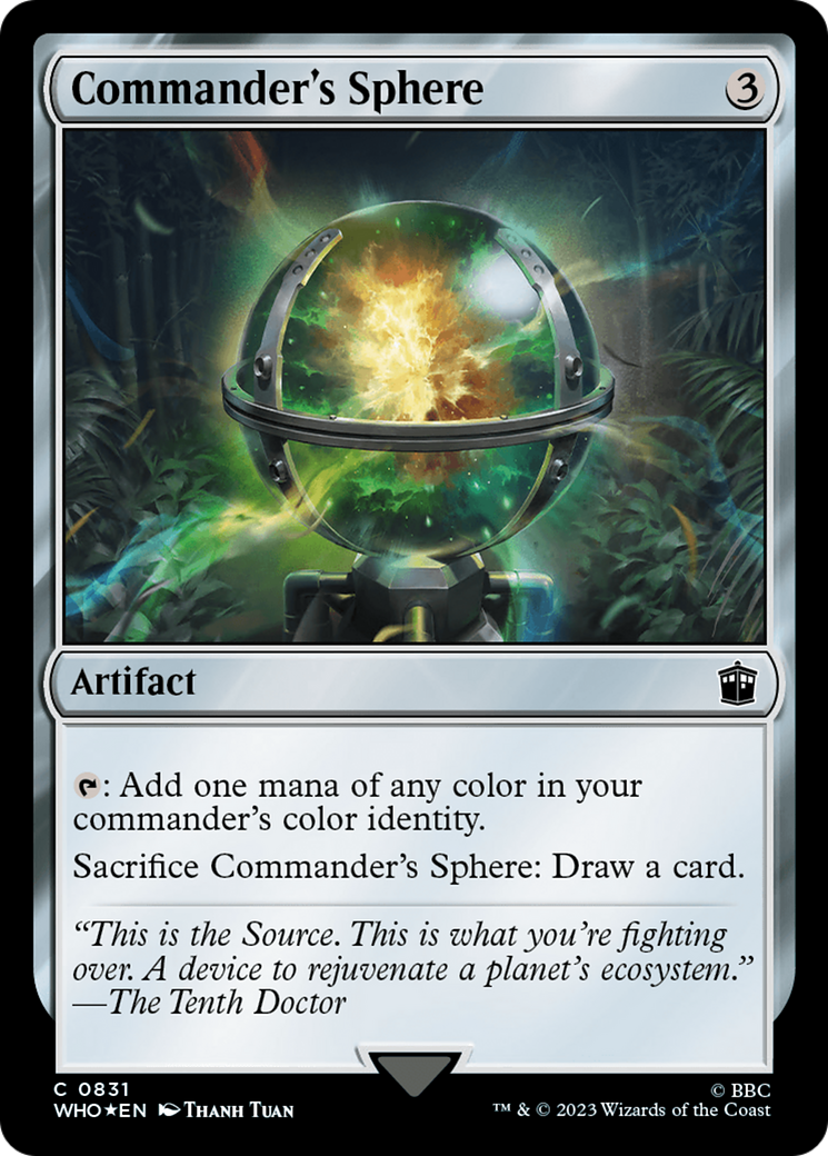 Commander's Sphere (Surge Foil) [Doctor Who] | Sanctuary Gaming