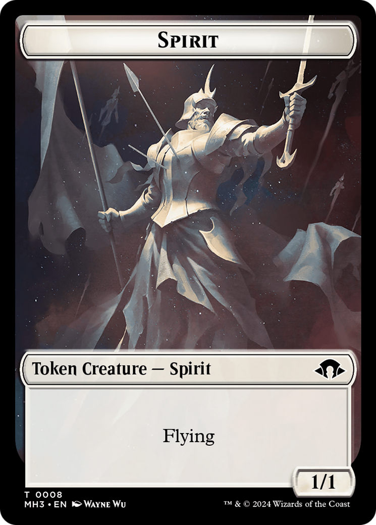 Eldrazi Spawn // Spirit (0008) Double-Sided Token [Modern Horizons 3 Tokens] | Sanctuary Gaming