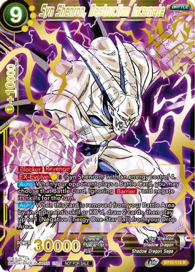 Syn Shenron, Destruction Incarnate (Alternate Art) (BT10-115) [Tournament Promotion Cards] | Sanctuary Gaming