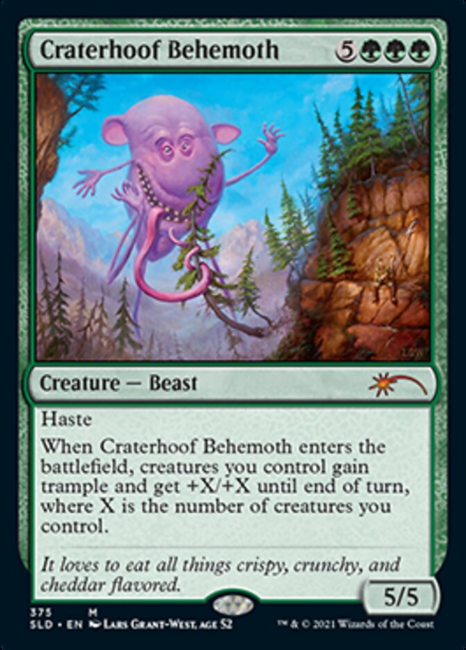 Craterhoof Behemoth (375) [Secret Lair Drop Series] | Sanctuary Gaming