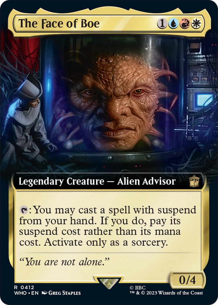 The Face of Boe (Extended Art) [Doctor Who] | Sanctuary Gaming