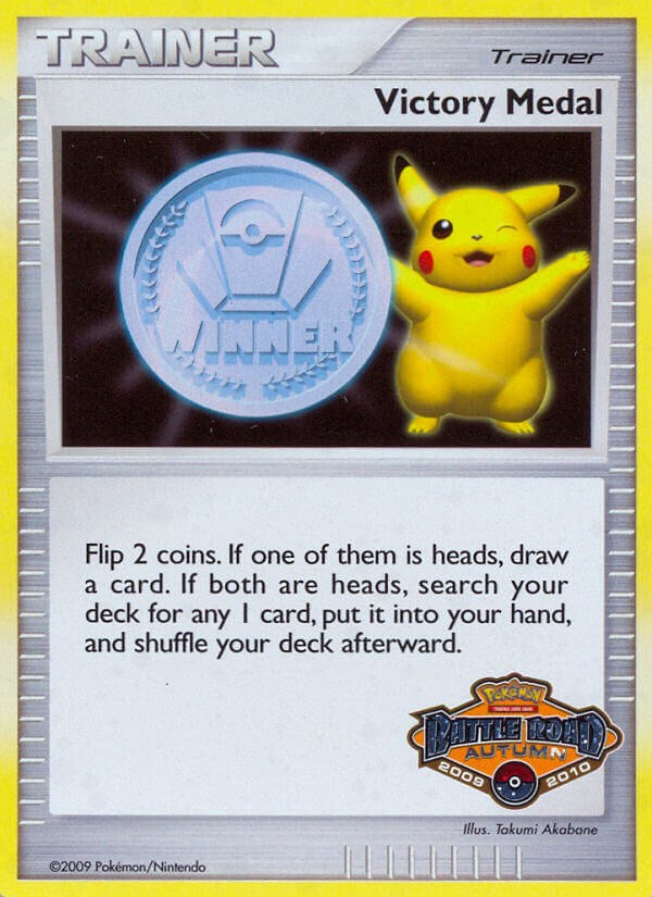 Victory Medal (2009-2010) (Battle Road Autumn) [League & Championship Cards] | Sanctuary Gaming